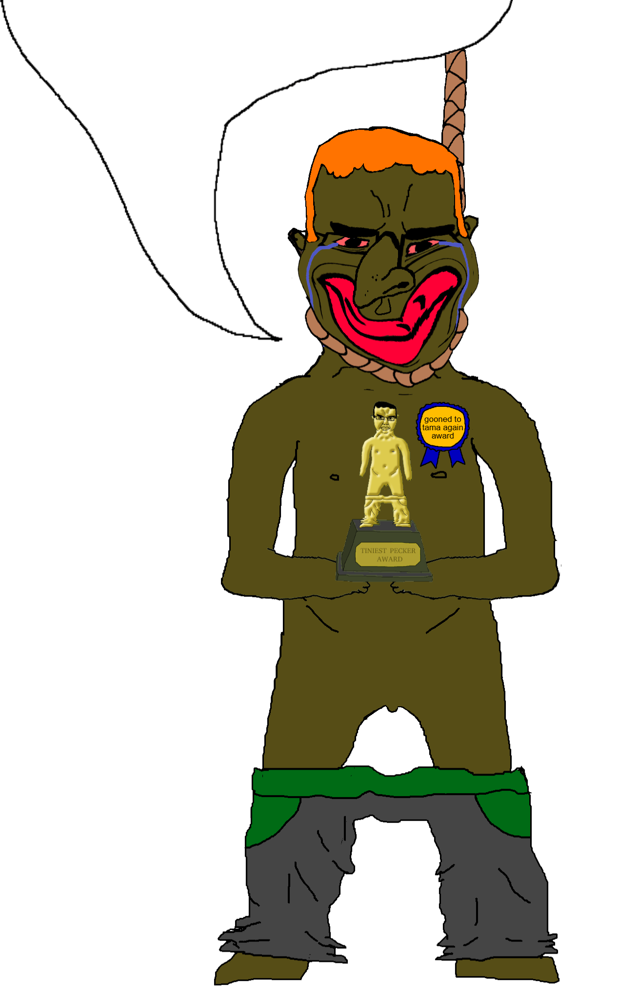 supernigga, sean, tama, chudjak, obsessedchud, slopjak, angry, award, black skin, deformed