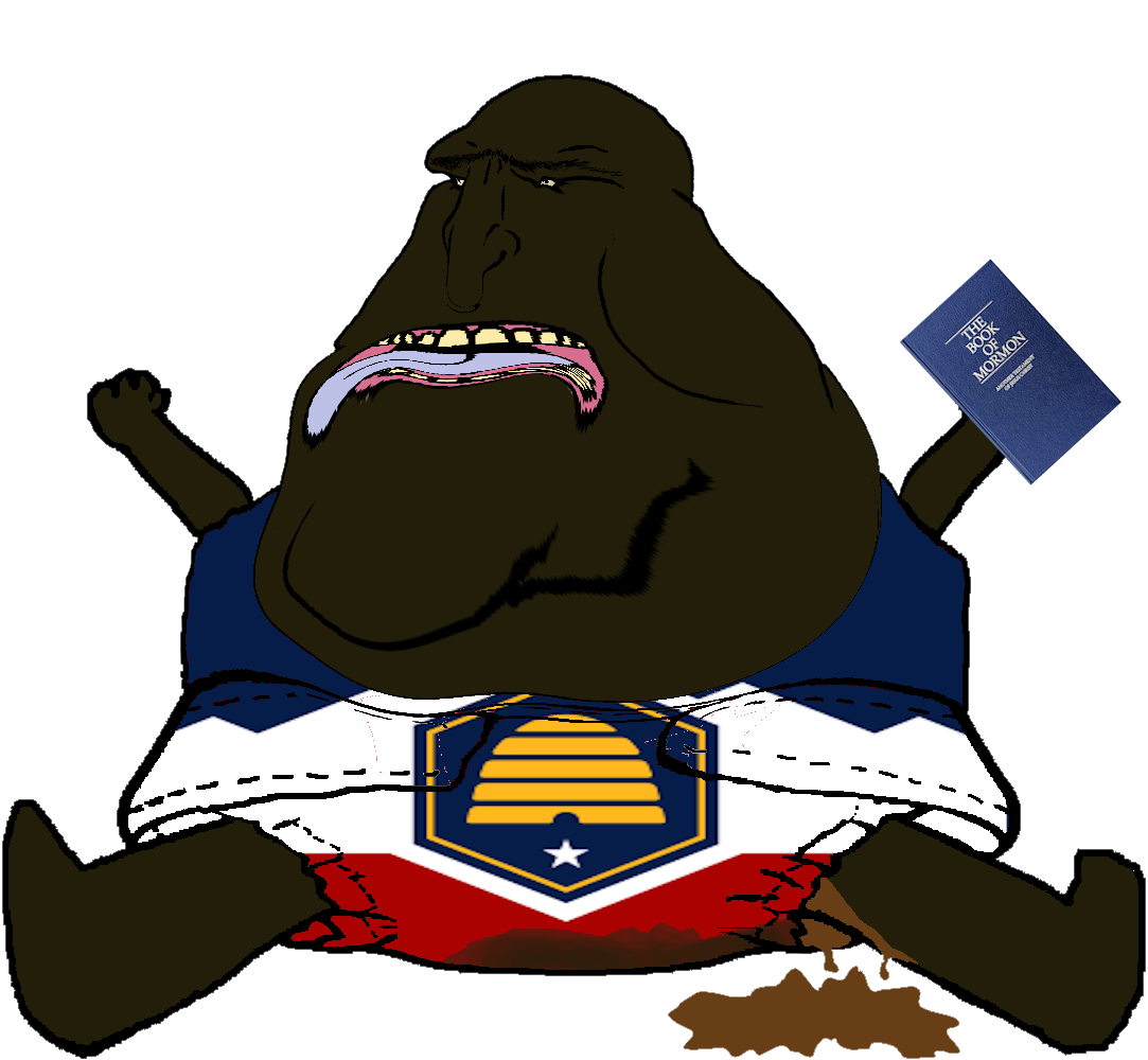 pissbaby, slopjak, black skin, book, book of mormon, dark skin, deformed, distorted, hands, holding book