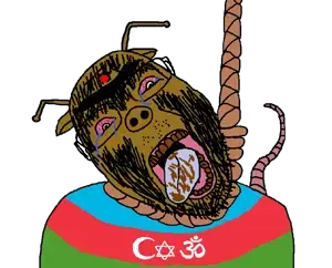 bernd hanging shitskin pajeet azeri azerbaijan pig roach rat.png