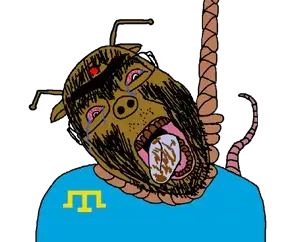 bernd hanging shitskin pajeet crimean tatar pig roach.png