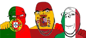 cobson, feraljak, gapejak, 3soyjaks, friendship, italy, looking at you, portugal, spain, three brothers
