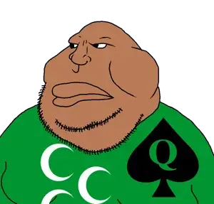 meximutt, brown skin, flag, ottoman empire, queen of spades, shitskin, spade, turkey