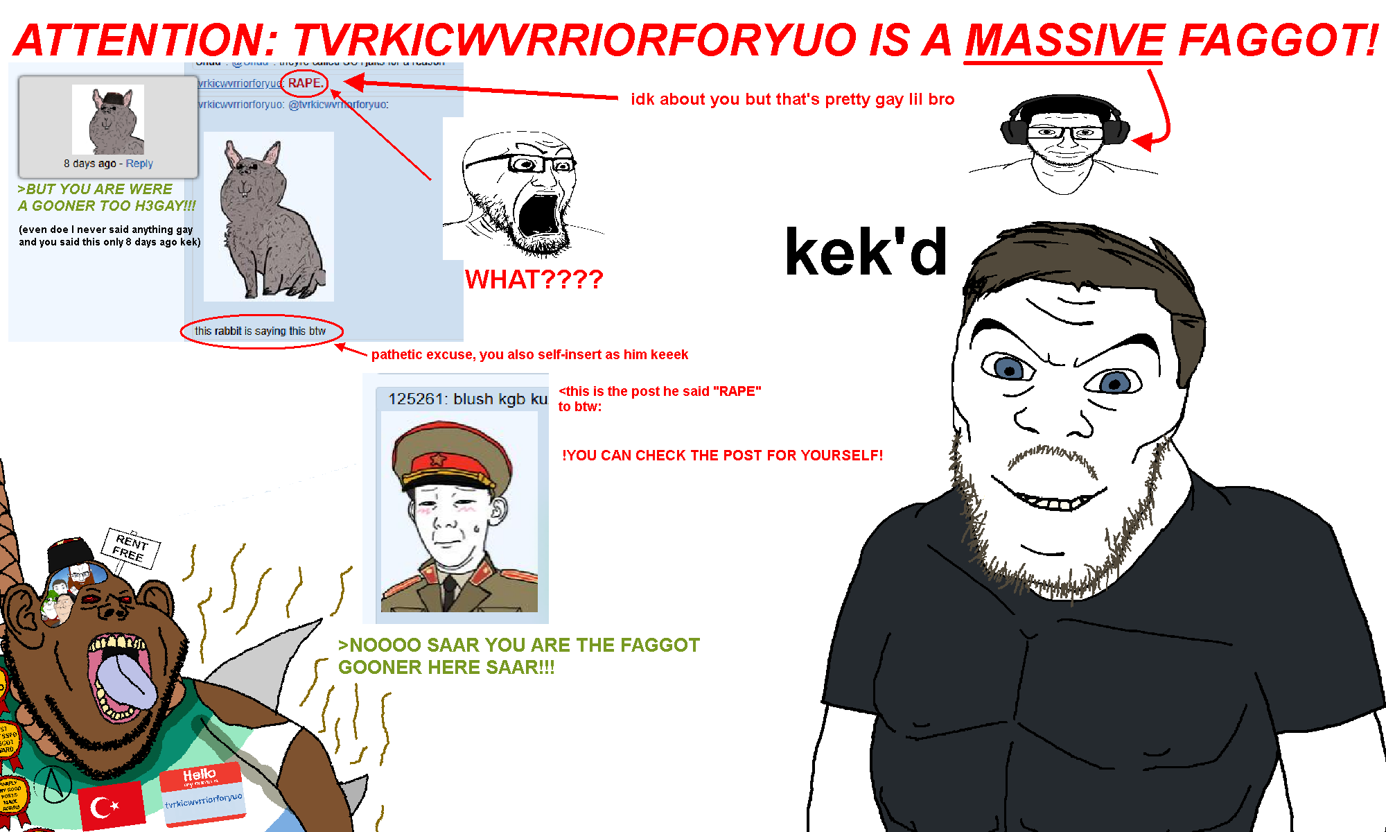 incredible gassy, pepe, chudjak, darkiplier, el perro rabioso, feraljak, gapejak, impish soyak ears, kuzjak, lowtaperjak