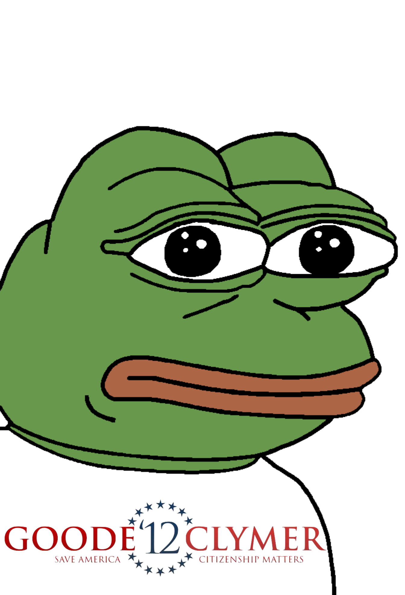 pepe, 2012, amphibian, animal, bald, closed mouth, clothes, constitution party, frog, green skin
