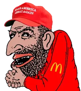 classic amerimutt, happy merchant, amerimutt, beard, clothes, hat, jewish nose, judaism, kike, maga