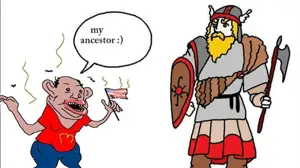 classic amerimutt, amerimutt, mcdonalds, mutt, not a soyjak, viking