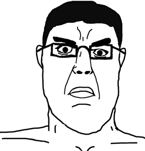 a24 slowburn soyjak, chudjak, a24 slowburn chudjak, chuddified soyjaks, fusionjaks, ear, fixed, hair, merge, uncolored skin