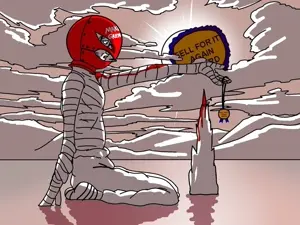 donald trump, soyak, award, fell for it again award, maga, maga hat, soyjak