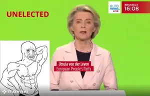 averi, cobson, feraljak, impish soyak ears, markiplier soyjak, teutonson, adolf hitler, animated, european union, heart