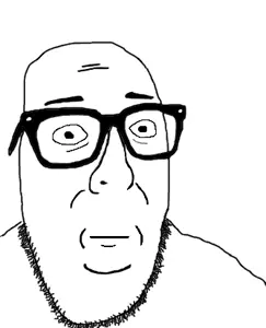 awesjak, bald, beard, concerned, glasses, instagram, shocked, stubble