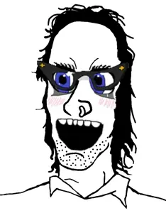 soytan, mulletjak, blue eyes, gem, glasses, merge, mullet, nose piercing, stubble