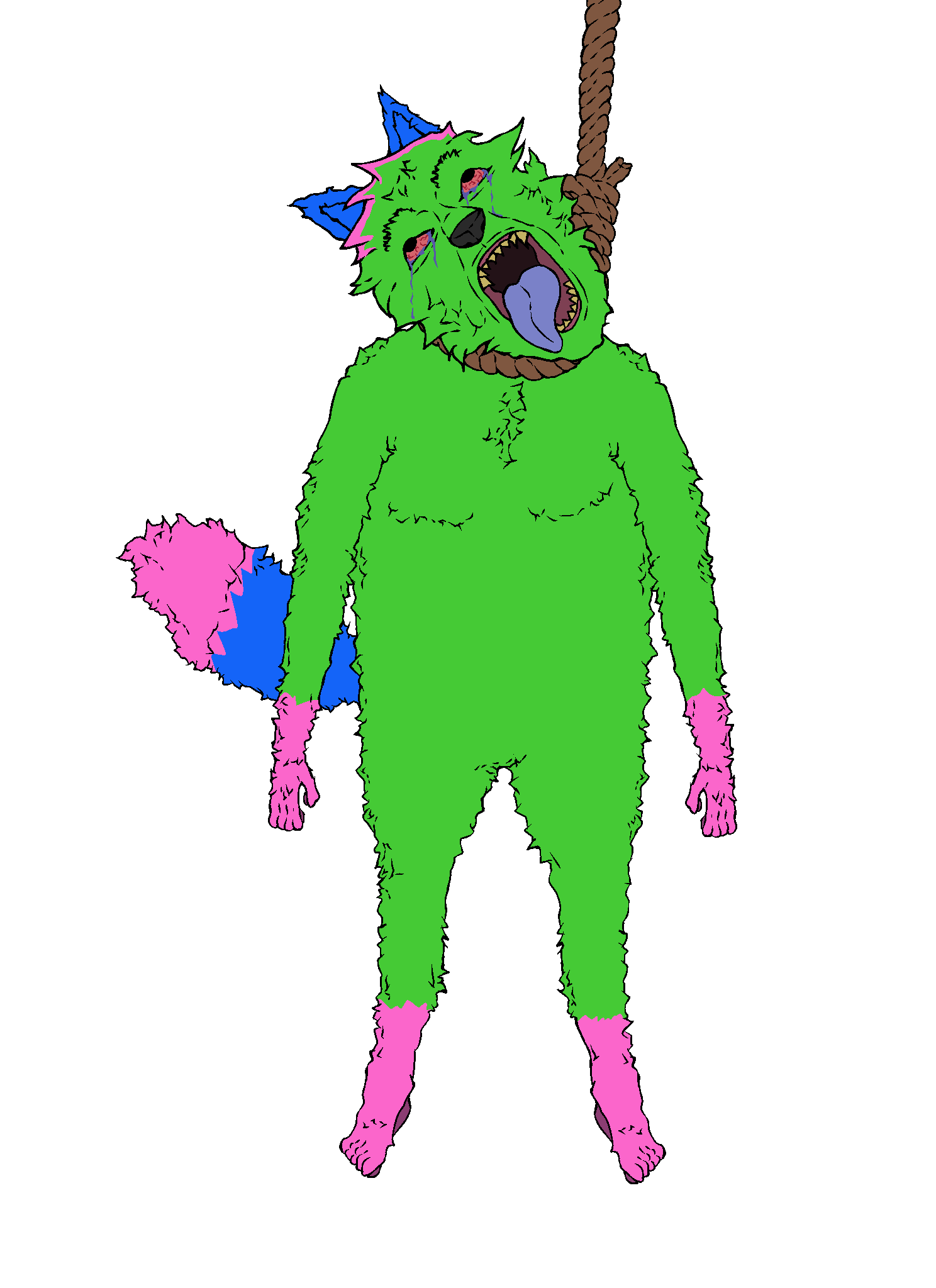 bernd, ackfur, hanging troonjak, trannyfur, troonjak, colorjak, ack, anthro, autism, autistic
