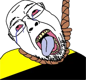 bernd, hanging troonjak, troonjak, ack, anarchism, anarcho-capitalism, capitalism, crying, hanging, rope