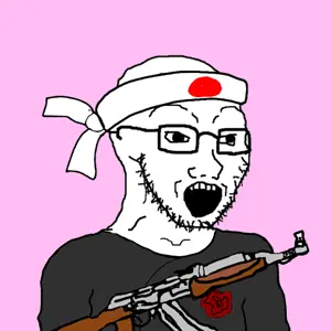 soyak, clothes, firearm, glasses, gun, hachimaki, headband, japan, open mouth, rifle