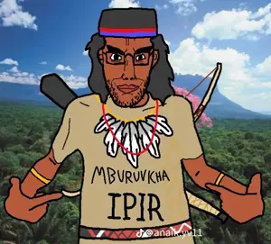 chudjak, chud, indigenous, jungle, latin america, native american, paraguay, pointing