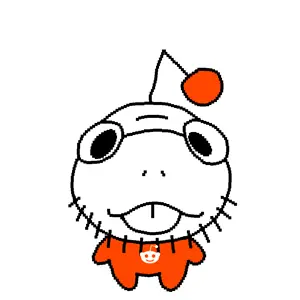 noelle holiday, uglyfuckingthing, alien, antenna, buck teeth, closed mouth, glasses, reddit, snoo, soyjak
