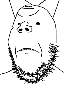 gapejak, unfunnycreature, angry, beard, cat ears, ear, ears, teeth