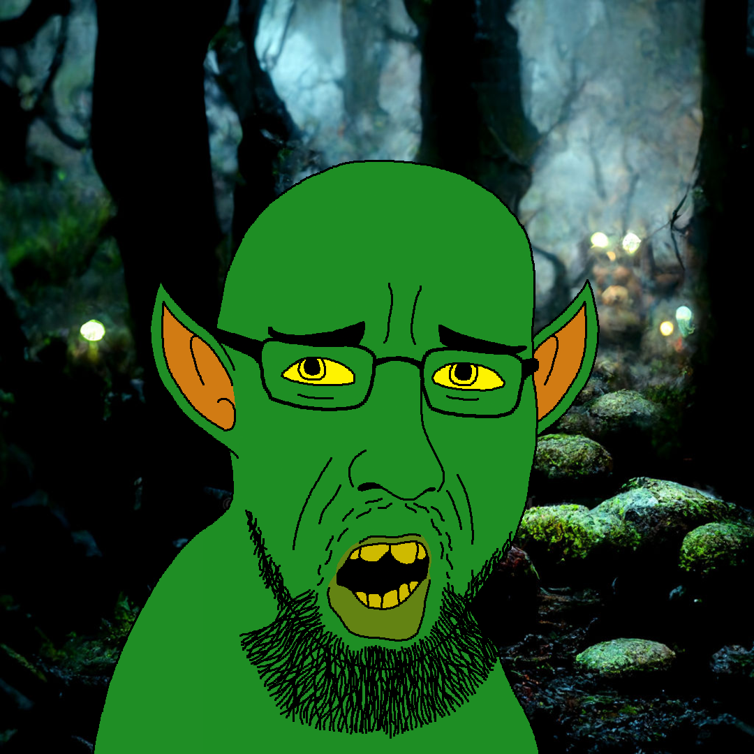 gobson, background, bald, beard, big ears, buck teeth, bushy eyebrows, chance wilkins, cyrax, cyraxx
