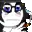 soytan, animated, cigar, frown, glasses, holding object, smoke
