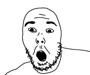 unknown, 1shottv, bald, forehead lines, nuvariant, open mouth, stubble
