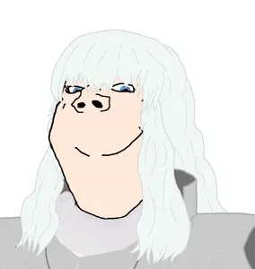 gapejak, female gapejak, femjak, armor, berserk, blue eyes, closed mouth, female, femboy, gets raped by ugly shitskin award