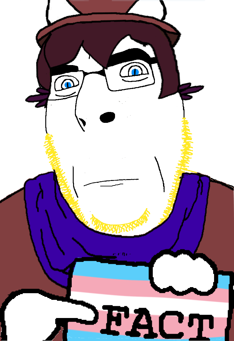 niko (oneshot), cobson, aryan, countryaryan fact!, 1soyjak, a10 eyes, blue eyes, closed mouth, fact, glasses