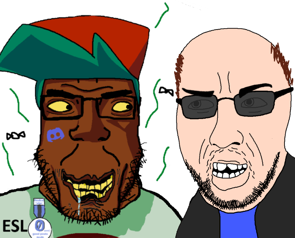 esl fnf pedo, chudjak, gobson, markiplier soyjak, chudplier, are you soying what im soying, esl pedo league, 2soyjaks, badge, bald