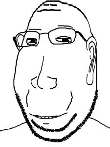 gapejak, massjak, massjak tall, wholesome soyjak, ear, uncolored skin