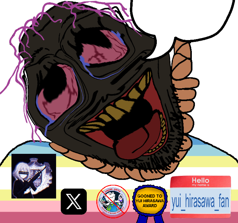 crimsonvoidhydra1488, bernd, impish soyak ears, chudfaggot, slopjak, anti sharty, award, bloodshot eyes, brown troonjak, crying