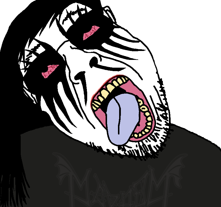 bernd, hanging troonjak, troonjak, ack, black metal, bloodshot eyes, cleavage, clothes, corpse paint, glasses