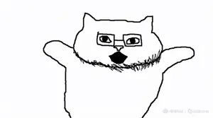 catjak, animal, animated, cat, cat ears, closed mouth, cute, dance, ear, ears