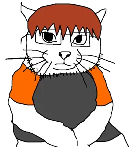 dan, catjak (alternate), natejak, animal, brown hair, cat, cat ears, closed mouth, ear, ears