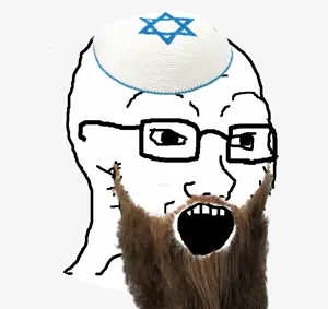 soyak, beard, clothes, glasses, hat, judaism, kippah, mustache, open mouth, payos