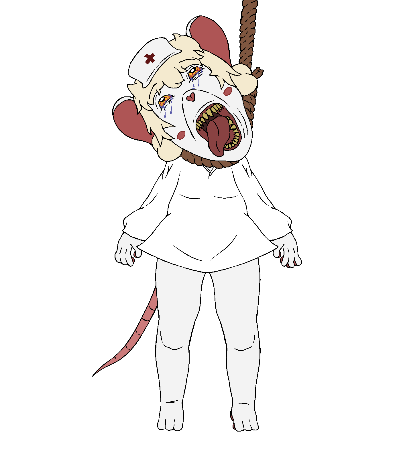 lorna, bernd, hanging troonjak, troonjak, accessory, ack, animal, antagonist, anthro, blonde hair