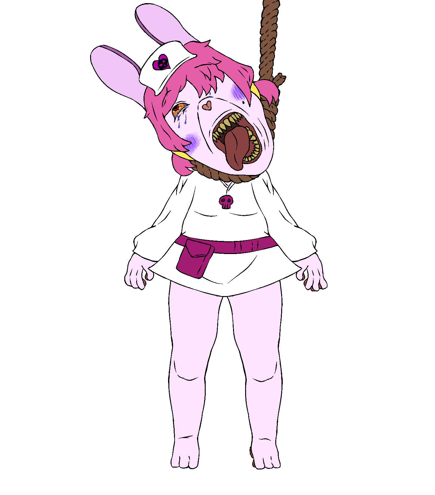 bernd, hanging troonjak, troonjak, accessory, ack, animal, anthro, belt, blush, bone