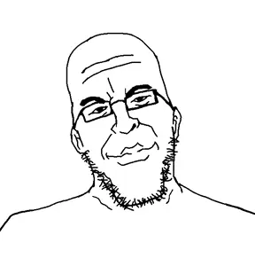 jeffrey epstein, epsteinjak, beard, glasses, pursed lips, stubble, uncolored skin, white background