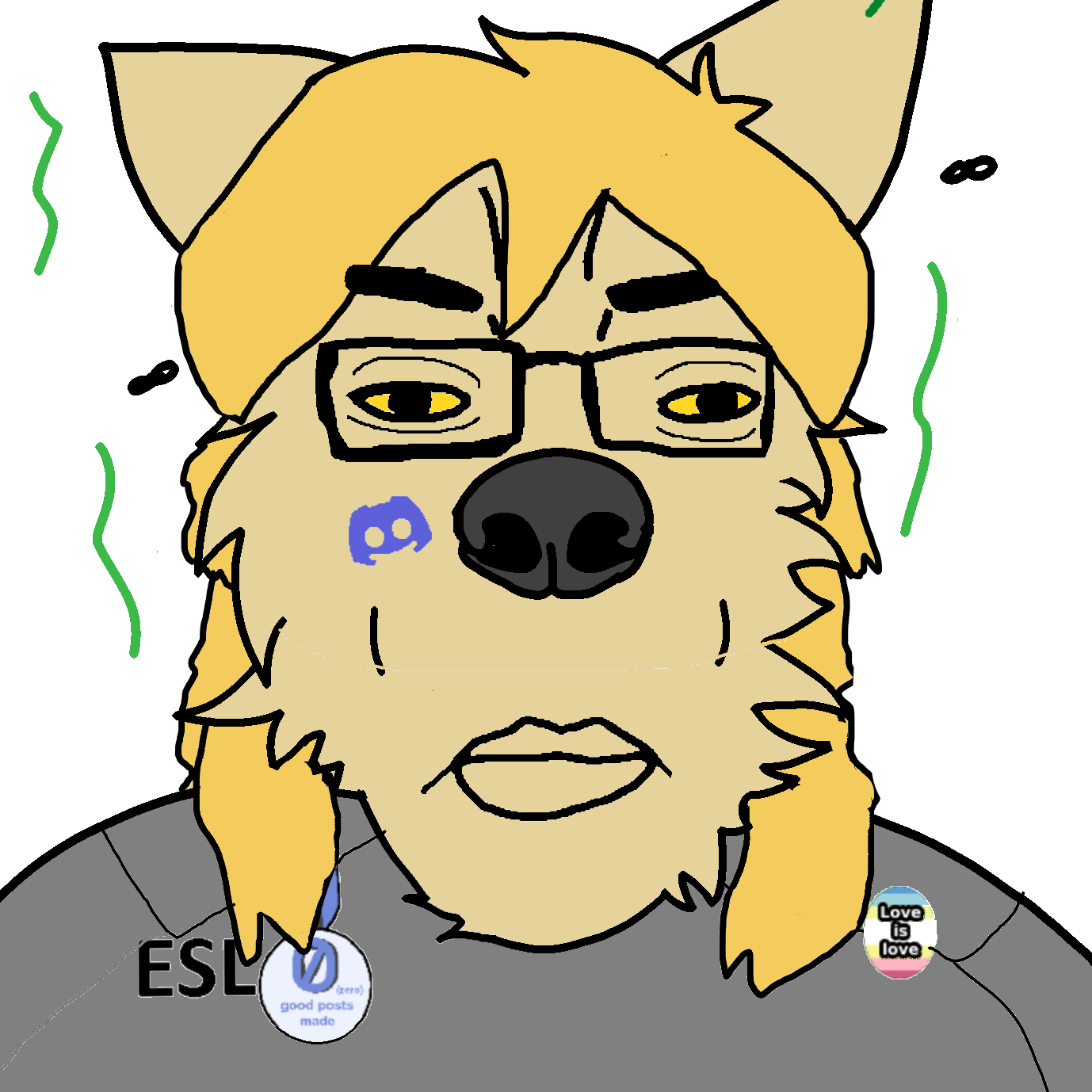 esl fnf pedo, chudjak, markiplier soyjak, chudplier, furpedo, esl pedo league, award, blonde hair, esl, furry