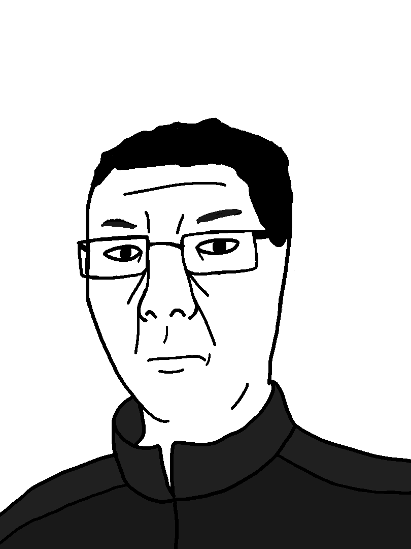 dap, chudjak, kuzjak, chuzjak, chuddified soyjaks, fusionjaks, angry, bushy eyebrows, chud, closed mouth