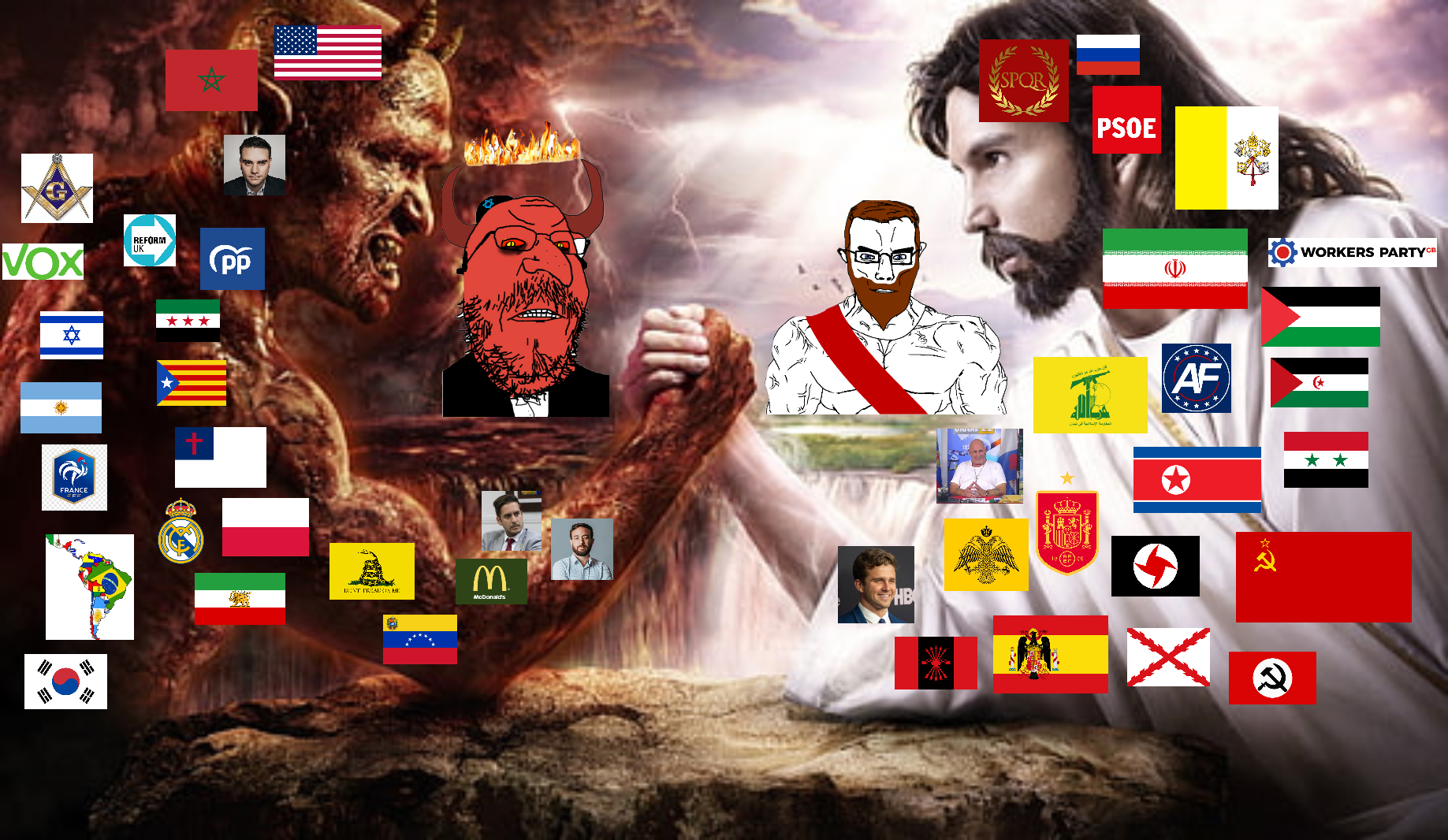 chudjak, gapejak, chudjak front, muscular chud, agustin laje, america first, angry, argentina, arm, beard