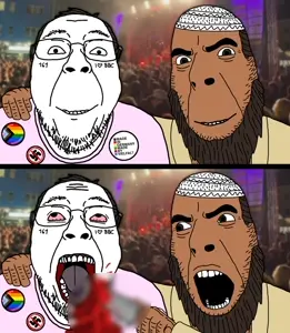 bernd, cobson, ack, antifa, commie, dark skin, gay, hanging, islam, knife