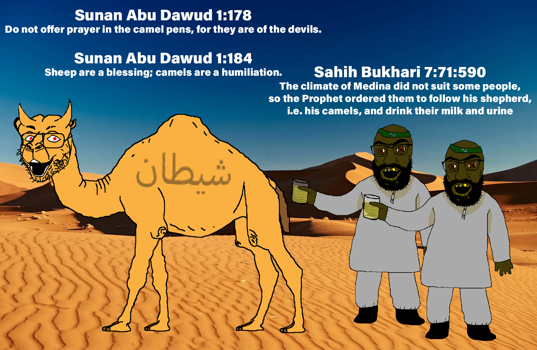 feraljak, goatjak, tetojak, animaljaks, animal, arab, arabic text, arm, bandana, beard