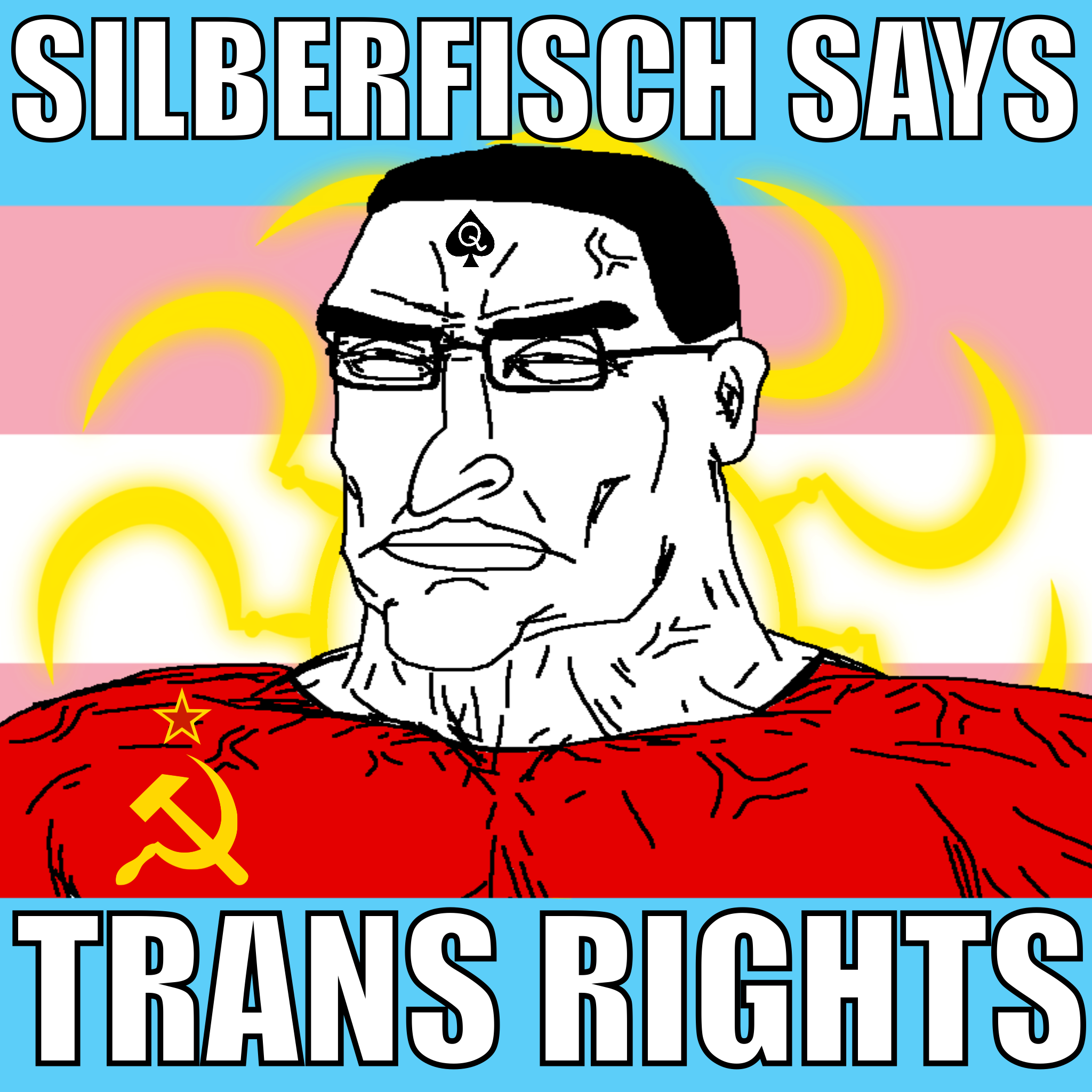 happy merchant, chudjak, perceptive chud, communism, hammer and sickle, impact (font), jewish nose, judaism, kike, nose