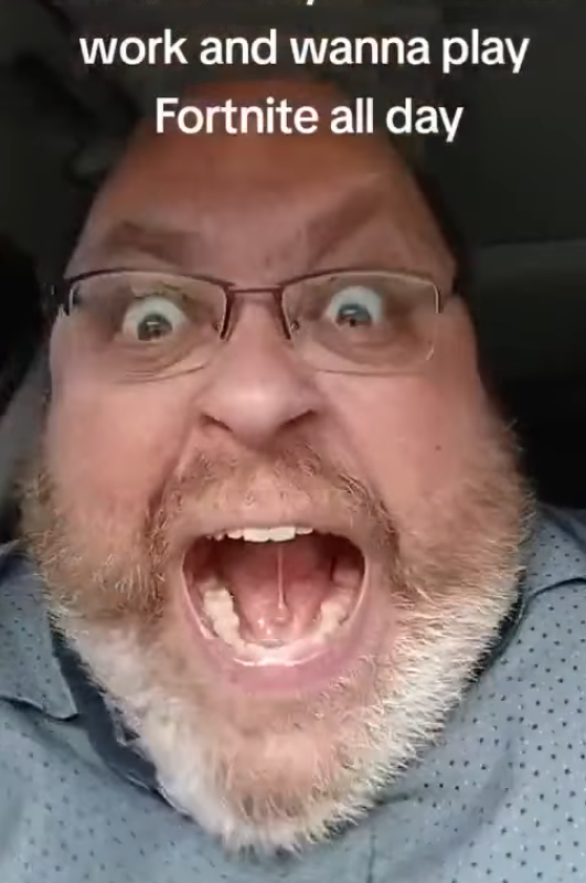 fortson, irl soyjaks, balding, beard, brown eyes, cropped, glasses, irl background, irl soy, open mouth