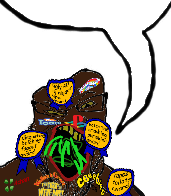 markiplier soyjak, slopjak, 4chan, award, brown skin, burp, cbeebies, glasses, nick toons, nigger