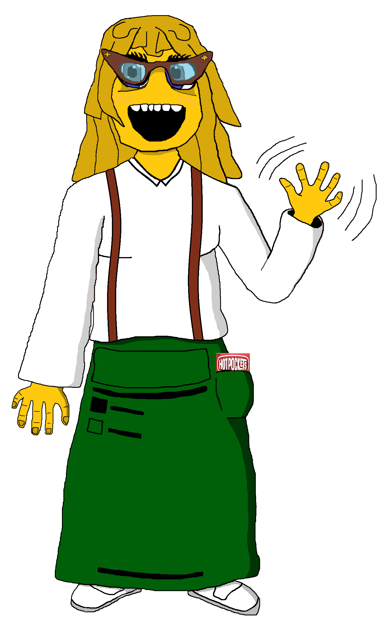 soytan, animal, clothes, dog, dog ear, ear, female, glasses, hair, hotpockets