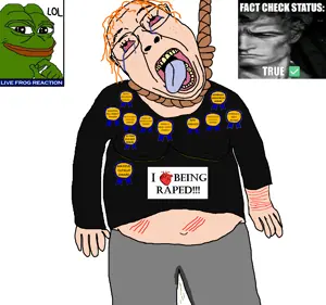 SoyBooru.com - 111305 - ack bloodshot_eyes brown_skin clothes crying dead flag flag_ireland freckles ginger ginger_hair glasses hair hanging ireland irish_tranny mick_(namefag) mustache noose open_mouth rope so (1).png