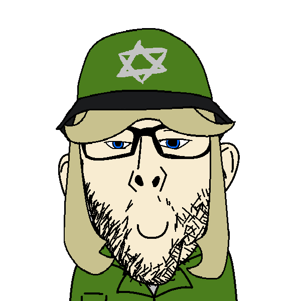 yana (ongezellig), nojak, blonde hair, blue eyes, clothes, collared shirt, ear, filthy jewish nigger, glasses, hair