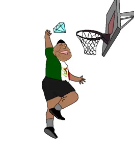 meximutt, basketball, brap, closed mouth, gem, jump, lips, low quality, mexico, satoko houjou fan