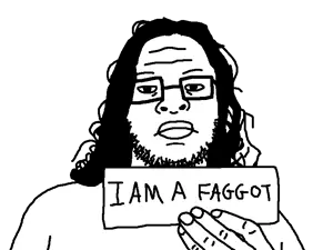 skajyosjak, clothes, gay, glasses, hair, hands, holding object, holding paper, long hair, nigger lips