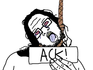 skajyosjak, ack, bloodshot eyes, clothes, crying, glasses, hair, hands, hanging, holding object